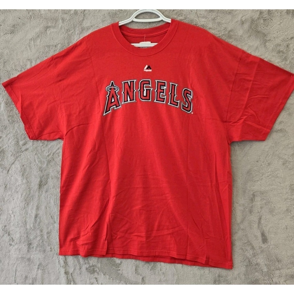 Los Angeles Angels A's T-shirt Jersey Authentic #2 Andrelton Simmons Mens 2XL